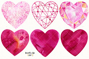 Pink Valentine Hearts Set 35 png, an Object Graphic by KarinkaBU (Thumbnail 6 of 7)