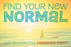 Paradise Point Surf Tiki Font