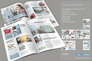 InDesign Corporate Newsletter, a Brochure Template by MrTemplater (Thumbnail 3 of 3)