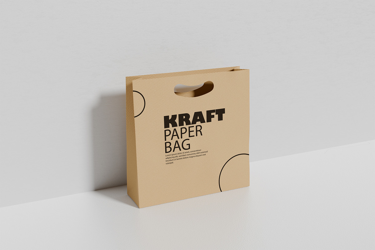 Kraft Paper Bag Mockup, a Packaging Mockup by Twins_studio926 (Photo 3 of 5)