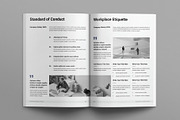Employee Handbook Template, a Brochure Template by E-Type (Thumbnail 6 of 10)