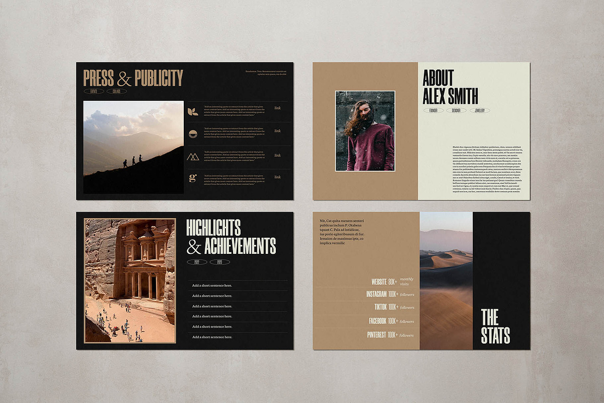 ALTA Influencer & Creator Media Kit, a Marketing Template by Slate Studio (Photo 4 of 5)
