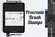 Diamonds Set 1 Procreate Brush Stamp, a Brush Add-On by Disasterology Ink (Thumbnail 3 of 10)