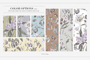 Vintage Botanical Patterns & Motifs, a Pattern Graphic by LEAFure (Thumbnail 2 of 10)