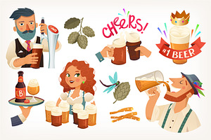 Beer festival illustrations