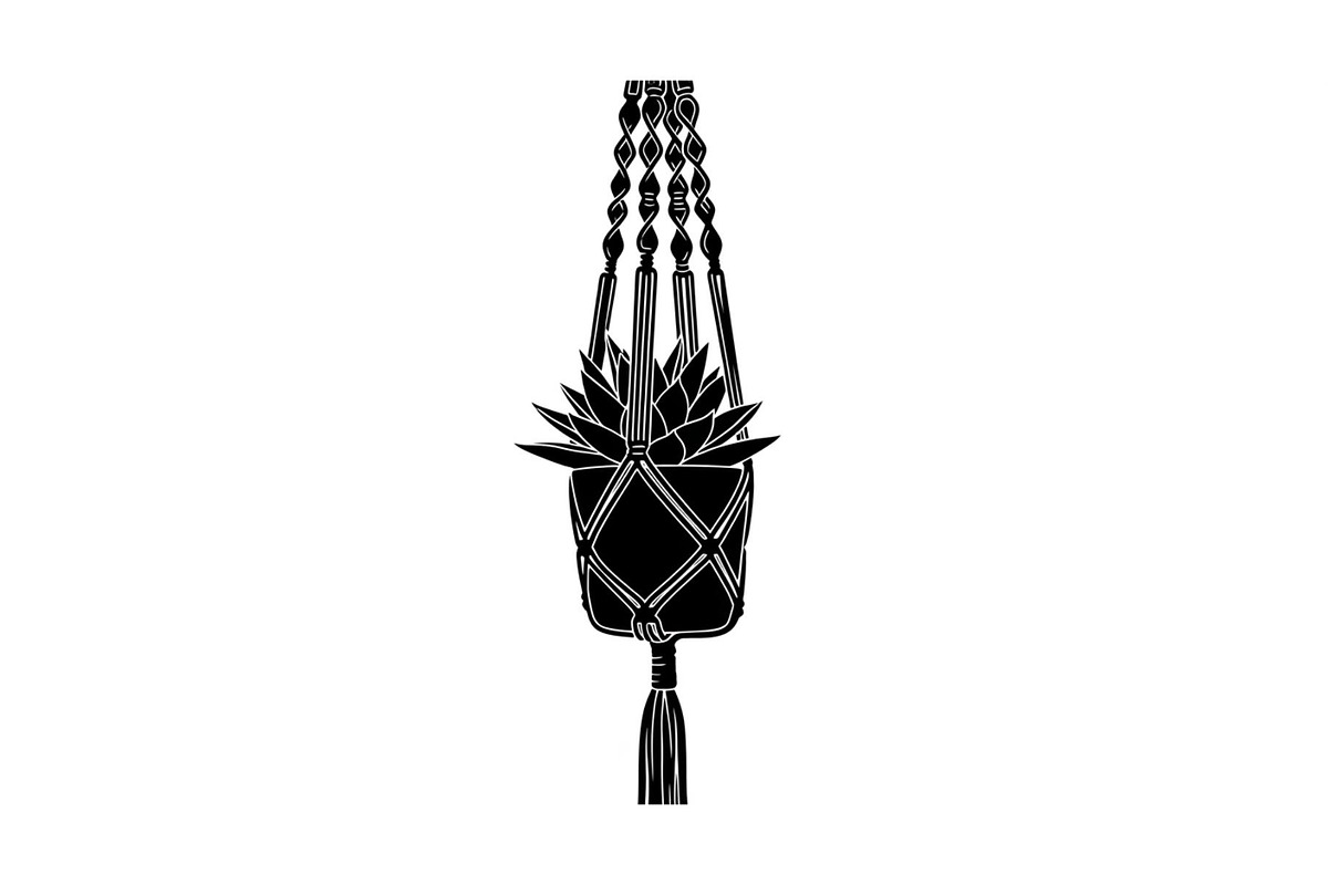 Macrame Plant Hanger Bundle, an Illustration by Creativeshirt (Photo 14 of 31)