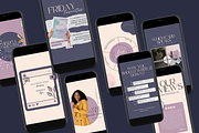 90+ Life Coach Social Media Template, a Social Media Template by Glow Muse Studio (Thumbnail 8 of 10)