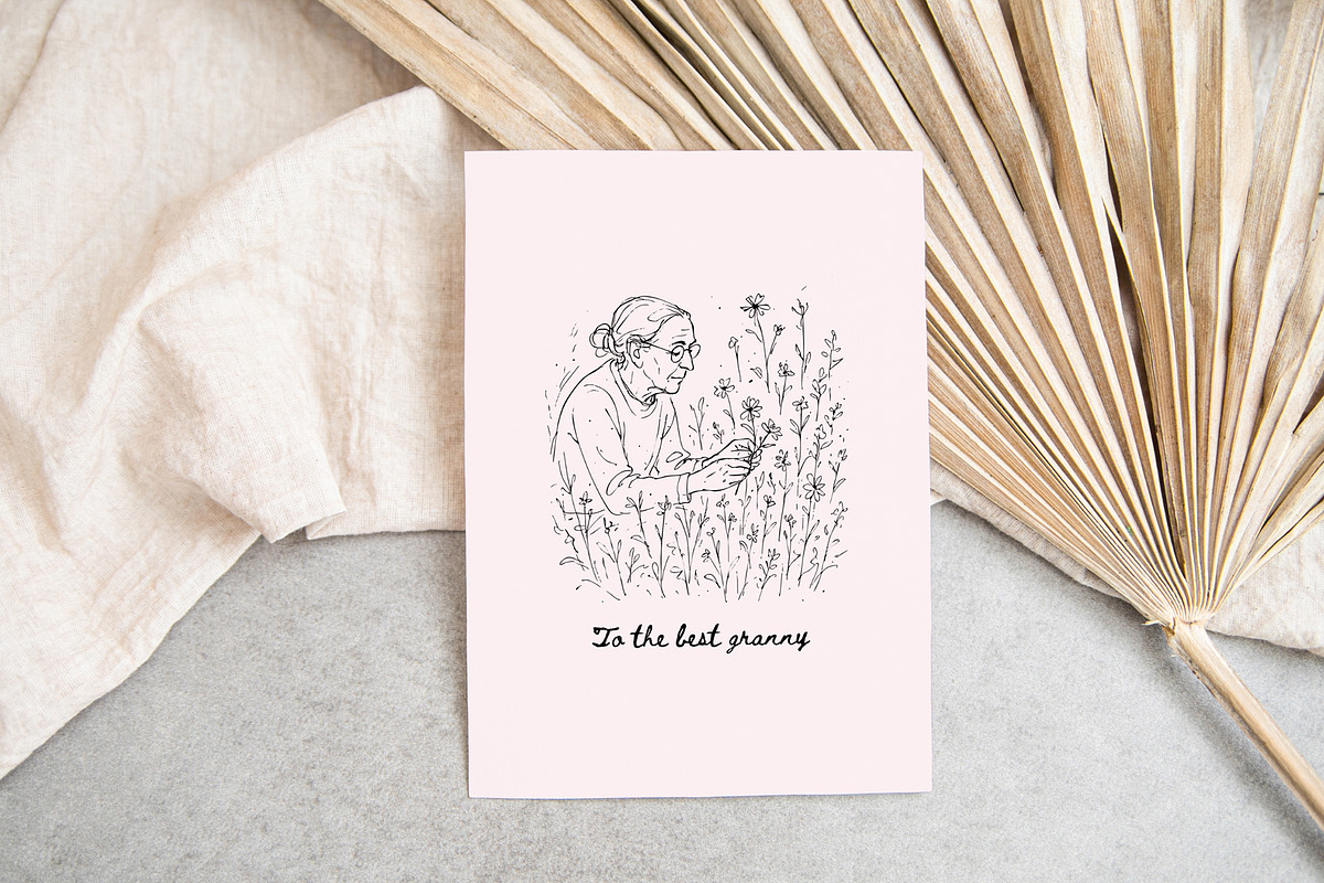 Beauty of Withering: Line Art set, a Decorative Illustration by divanovskaya_nv (Photo 6 of 12)