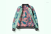 Men's Bomber Jacket Mockup Set, a Hoody Mockup by creatsy5 (Thumbnail 5 of 9)