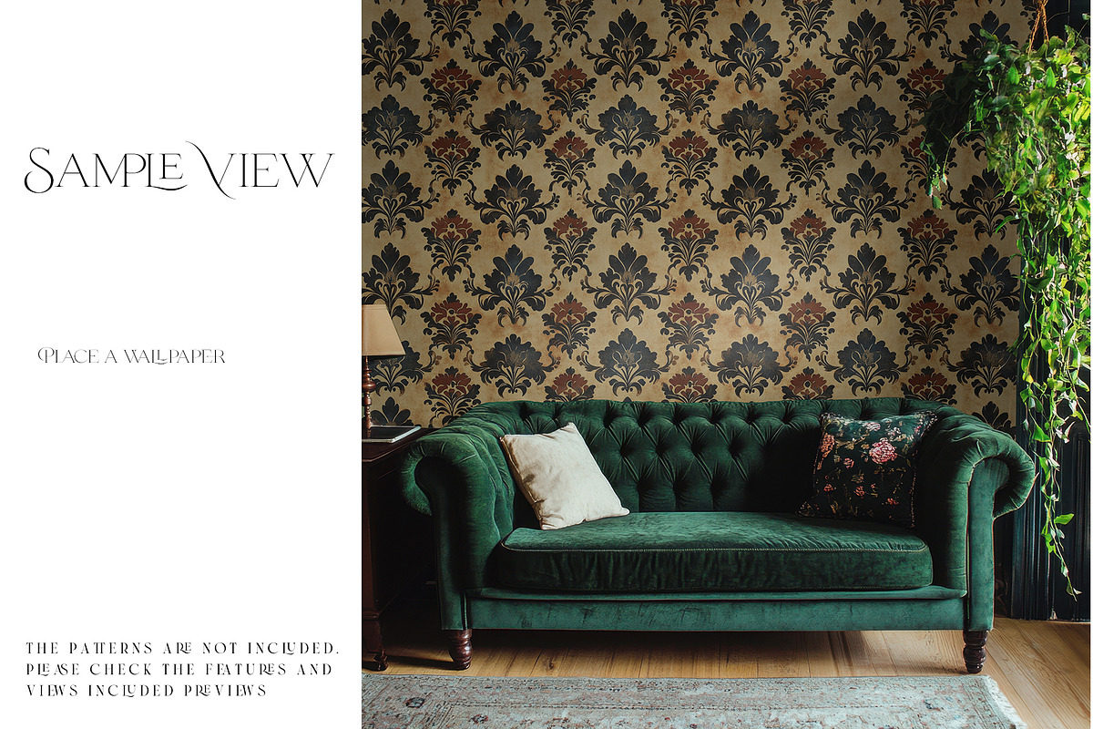 44 Frames and Wallpaper Mockup, a Product Mockup by mock-ups (Photo 11 of 18)