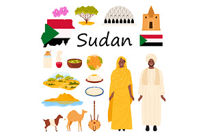 Delving Deep into Sudan A Rich, an Animal Illustration by Flashvector
