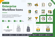 Enterprise Workflow Icons Pack, an Outline Icon by vexper (Thumbnail 1 of 8)