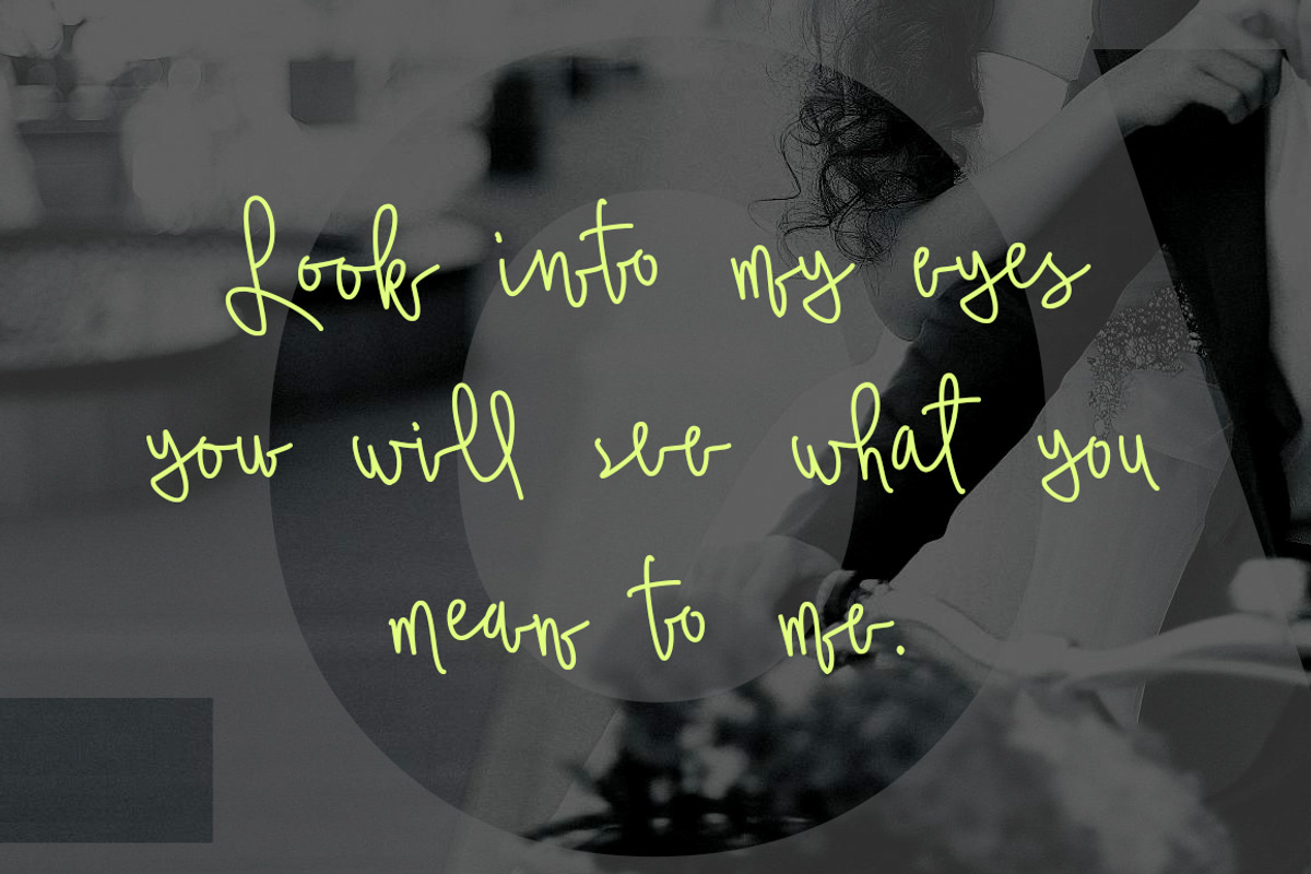 Love Sky font preview 2