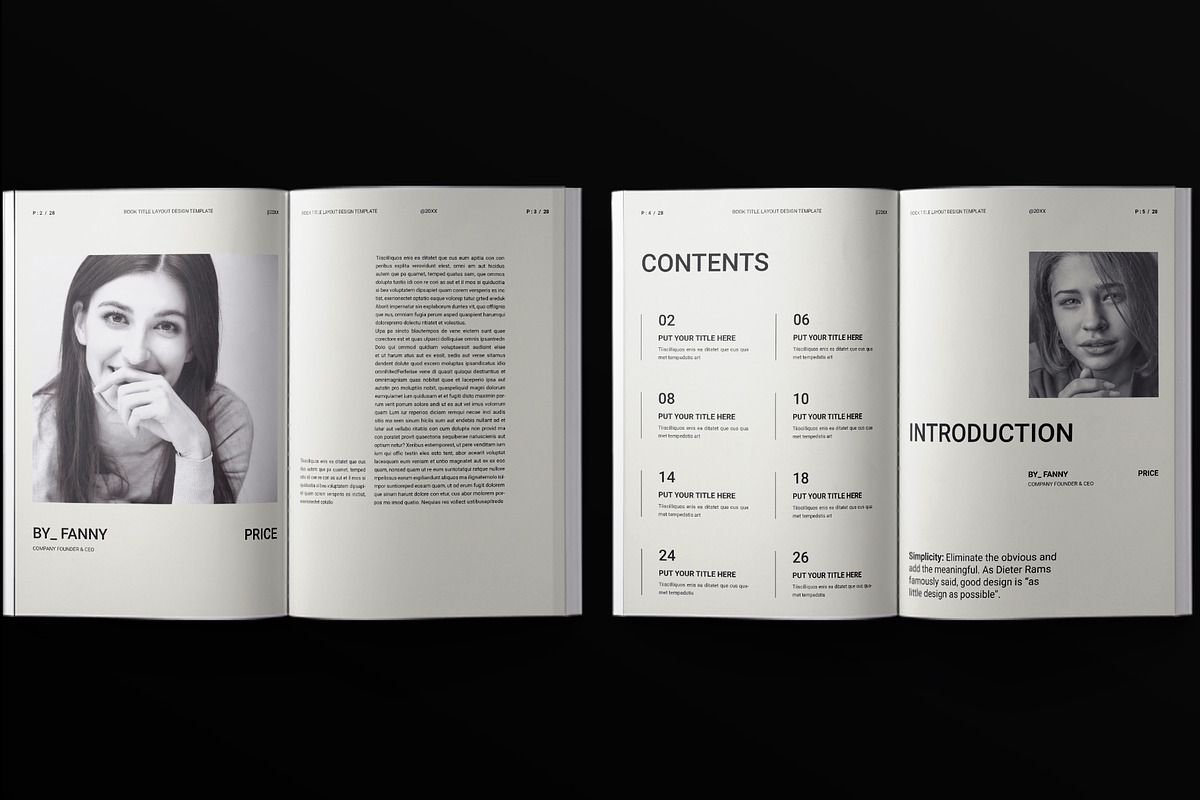 Book Template: InDesign & Canva, a Magazine Template by Work-Envance (Photo 3 of 13)