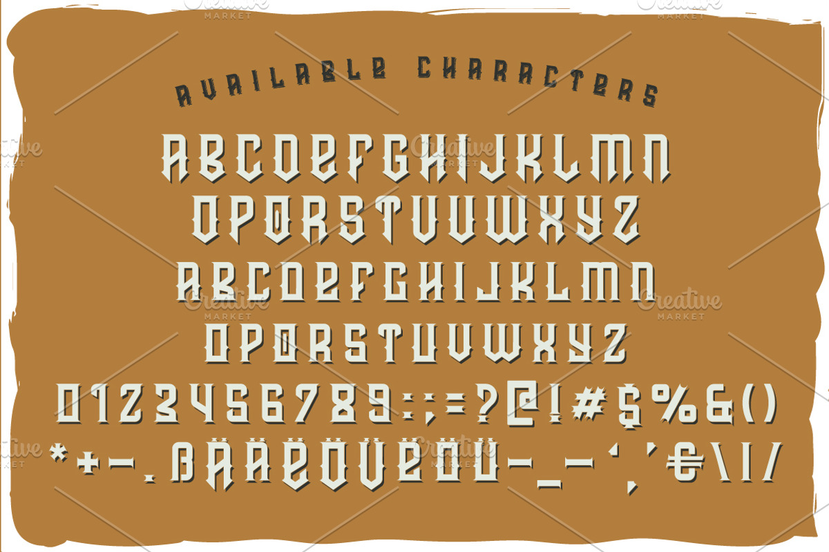 Prohibited typeface preview 4