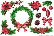 Watercolor Christmas Collection, an Illustration by Amanda Ilkov (Thumbnail 3 of 4)