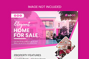 Real estate social media banner, a Decorative Illustration by Photoshop Action (Thumbnail 9 of 17)