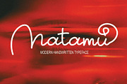 Matamu, a Script Font by Canden Meutuah (Thumbnail 1 of 8)