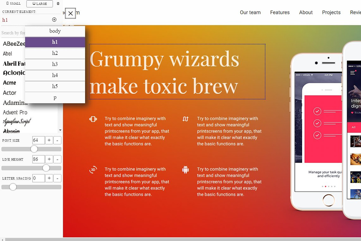 Bootstrap 3 EVO BLOCKS framework, a Websites & App Template by Bootstraptor (Photo 2 of 3)
