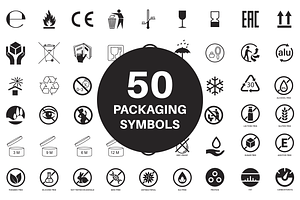 50 Packaging Symbols