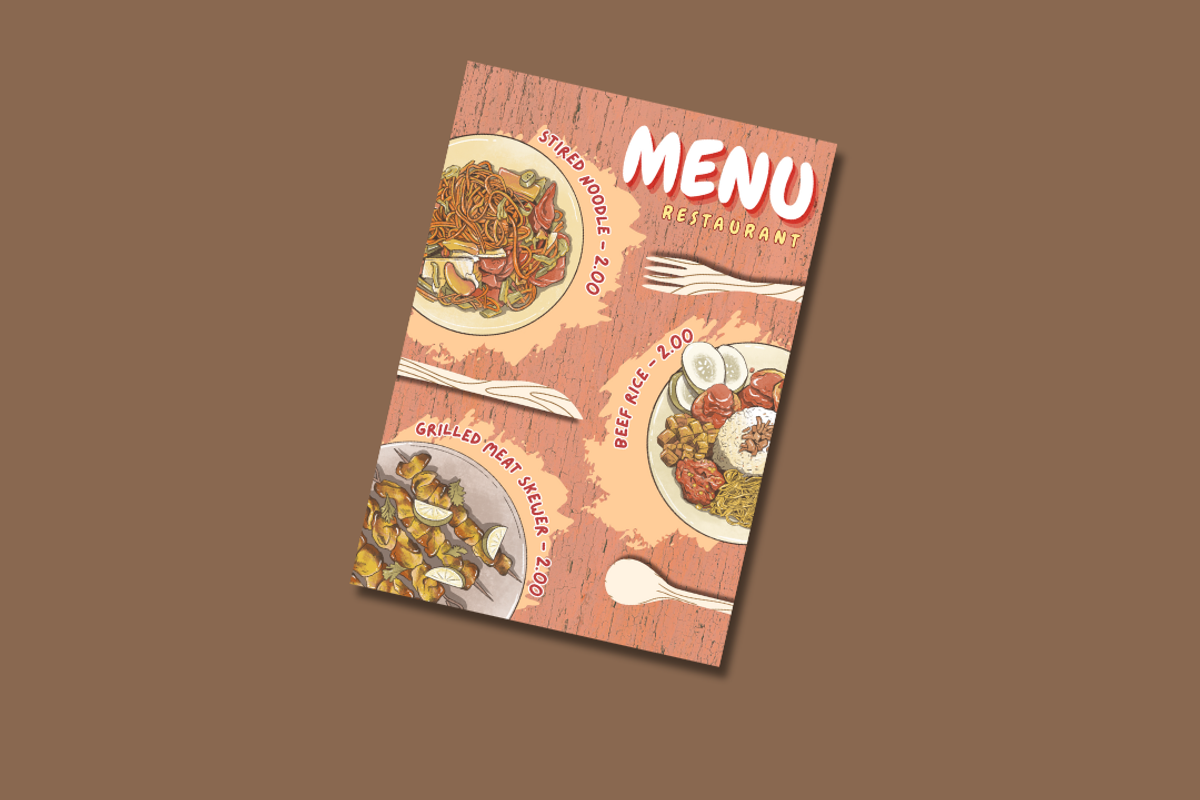 EDITABLE MENU CANVA TEMPLATE, a Design Template by Sparklingdesign4 (Photo 6 of 6)