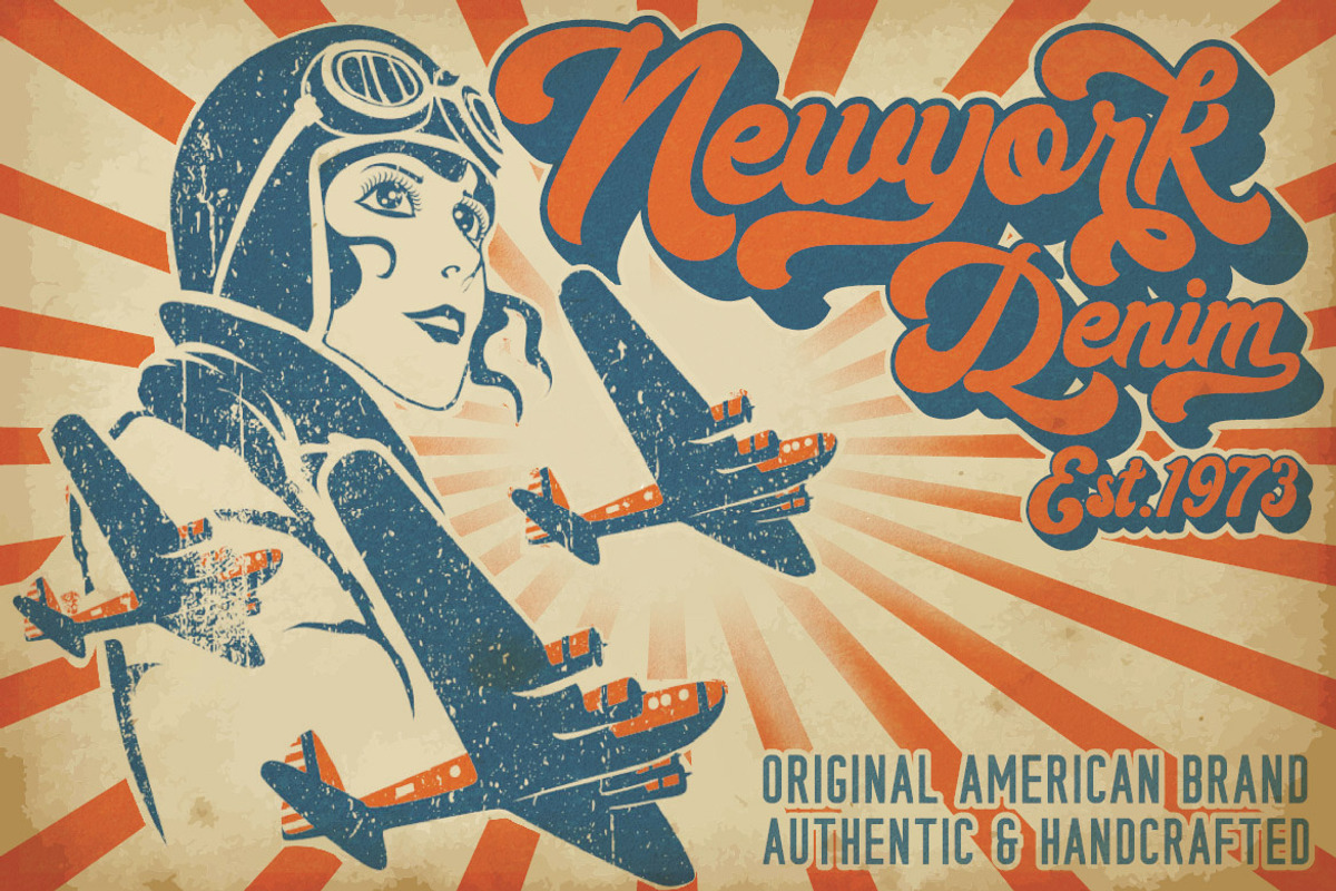 Halycoon | Retro Bold Script, a Script Font by Almeera Std (Photo 3 of 14)