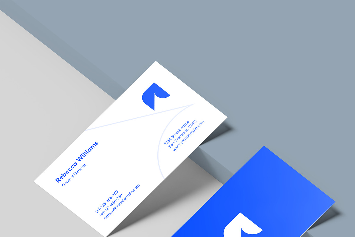Realistic Business Card Mock-up, a Print Template by Propex (Photo 4 of 10)