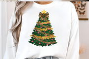 Coquette Christmas Trees Leopard Bow, an Illustration by SinaCreation (Thumbnail 3 of 7)
