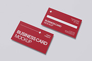 Business Card Mockup Bundle Set, an Advertising Mockup by Rielismee (Thumbnail 3 of 5)