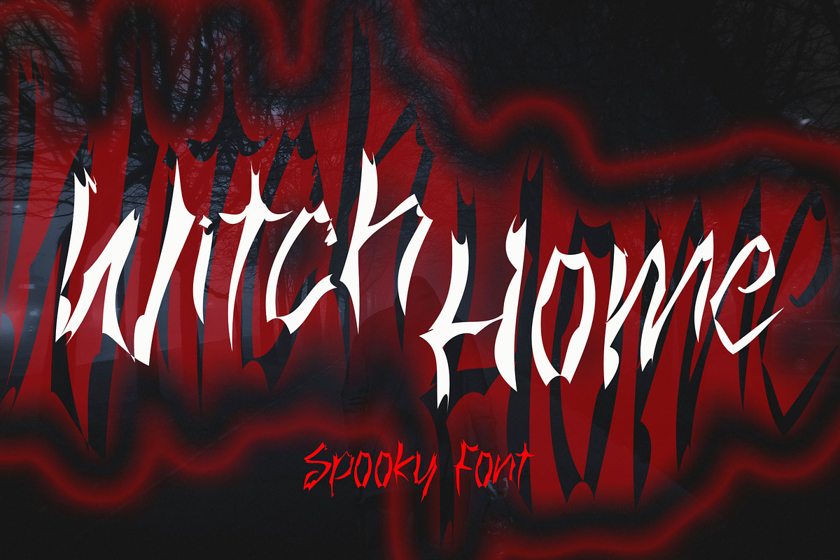 Witch Home - Halloween Font, a Font by NTC Graphic (Photo 1 of 9)