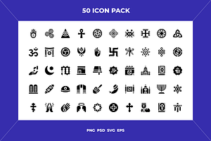 Religion icons, an Outline Icon by Wencory