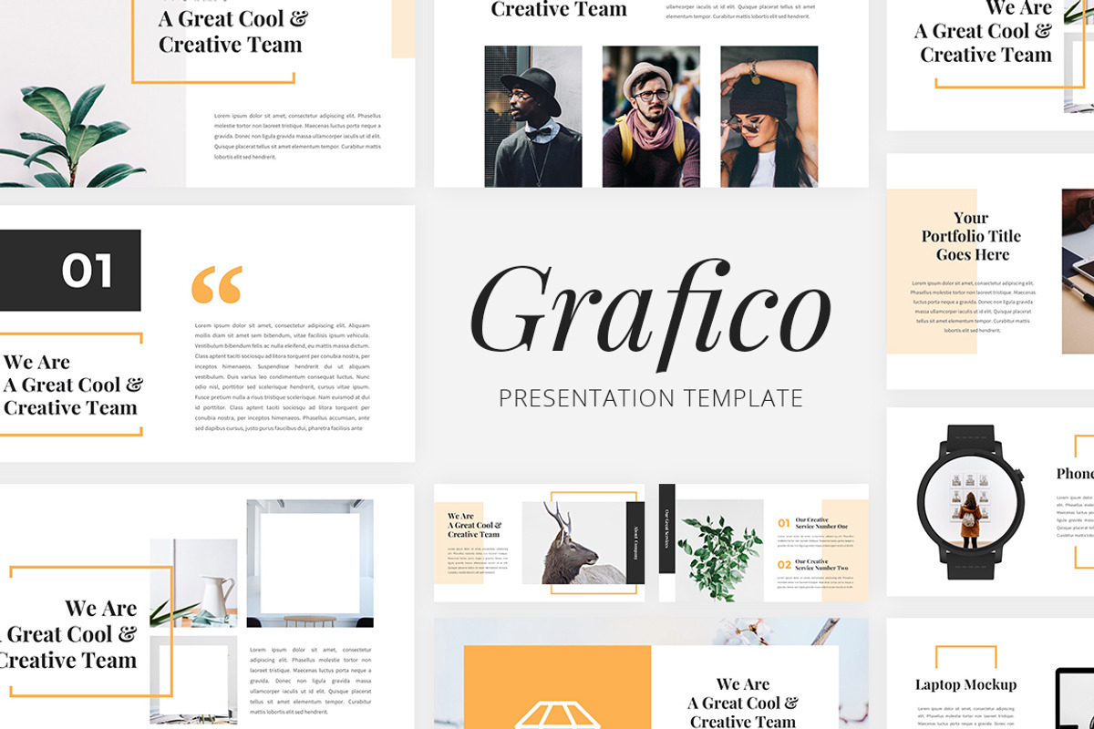 Grafico - Creative Keynote, a Presentation Template by desvibes (Photo 1 of 5)