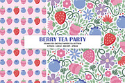 Tea Party Seamless Pattern Bundle, a Pattern Graphic by Alanna Messina Design Co (Thumbnail 4 of 8)