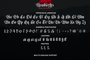Newberth - Modern Blackletter Font, a Blackletter Font by Pixesia Studio (Thumbnail 9 of 11)
