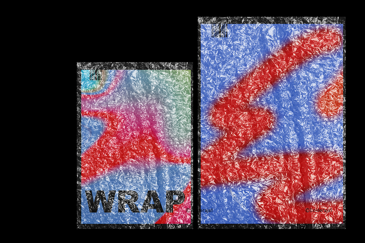 WRAP - 1 Bubble Wrap Texture Mockup, a Mockup by Bolderaja1 Studio (Photo 4 of 7)