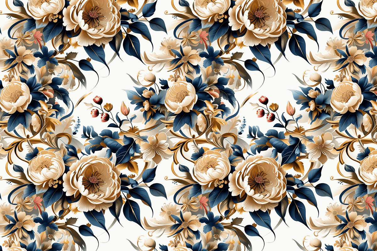 Royal Garden - Floral Patterns, a Pattern Graphic by Art Sproot (Photo 7 of 9)