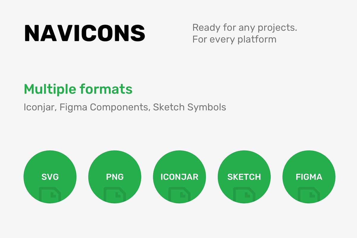 Navicons - icon set in 4 style, an Outline Icon by iconland (Photo 5 of 6)