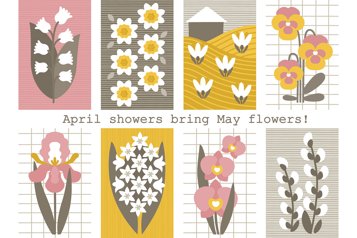 SPRING  illustrations & patterns, an Object Graphic by Nastya Tkachova (Photo 3 of 8)