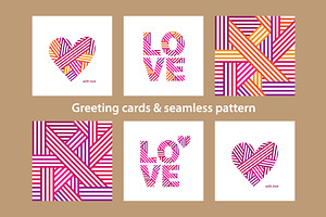 Greeting cards & pattern