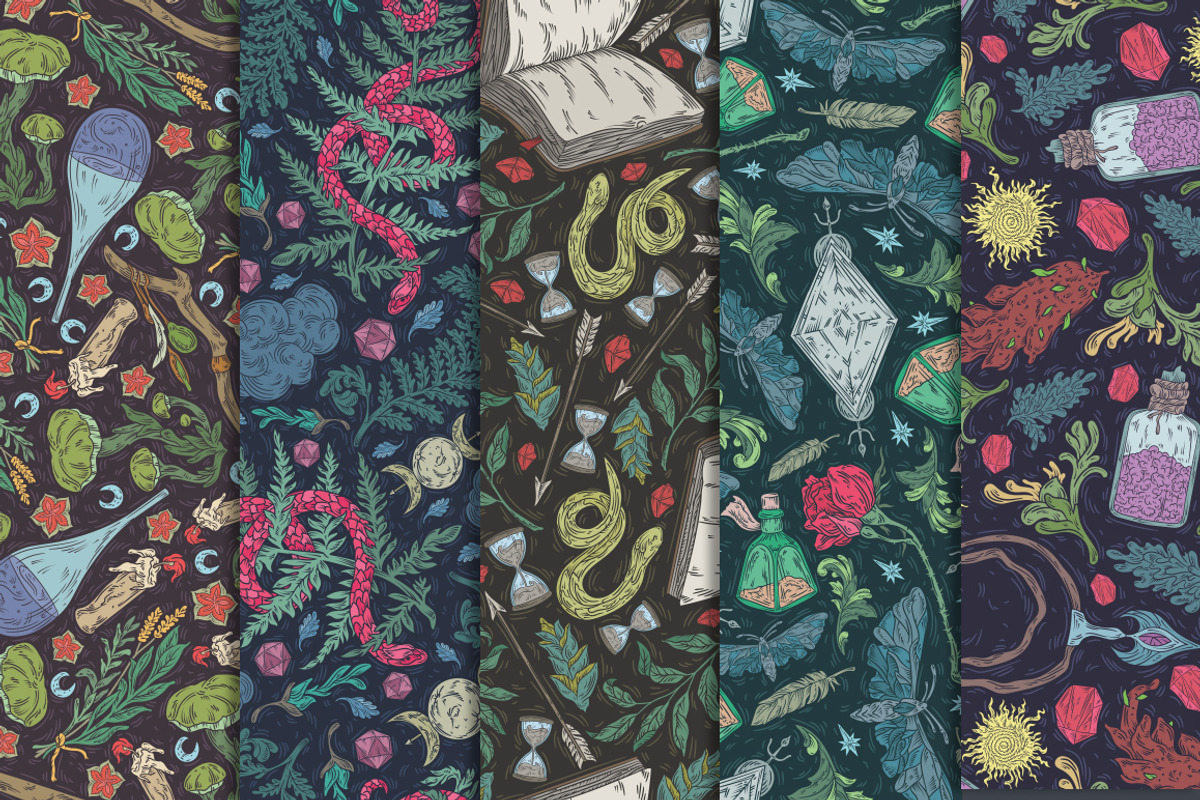 The Alchemical Mystery collection, a Pattern Graphic by Piñata (Photo 13 of 15)