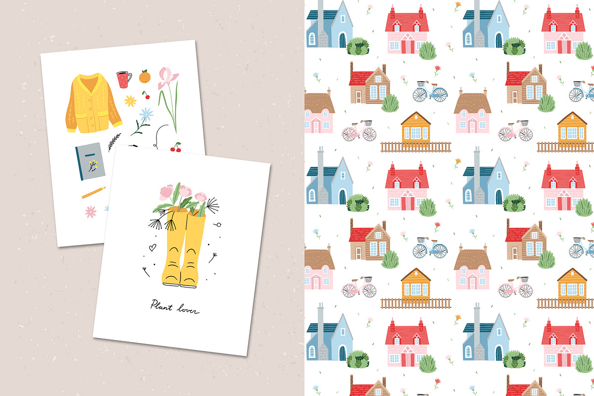 Cottagecore Cute Clipart, an Object Illustration by Redchocolate (Photo 10 of 12)