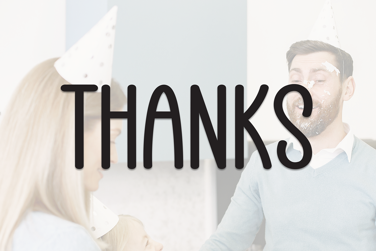 Daddy Birthday | Script Font, a Script Font by Scratchones (Photo 8 of 8)