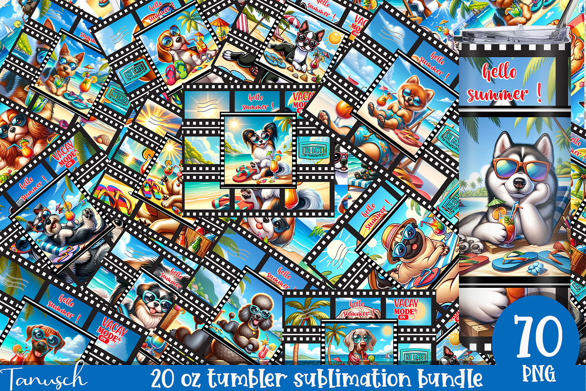holiday dog breeds mega bundle, an Animal Illustration by TanuschArts (Photo 2 of 24)