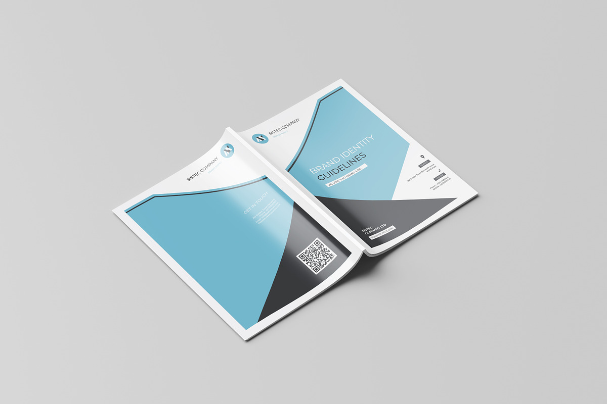 Brand Guideline Template, a Brochure Template by retrographix (Photo 8 of 9)