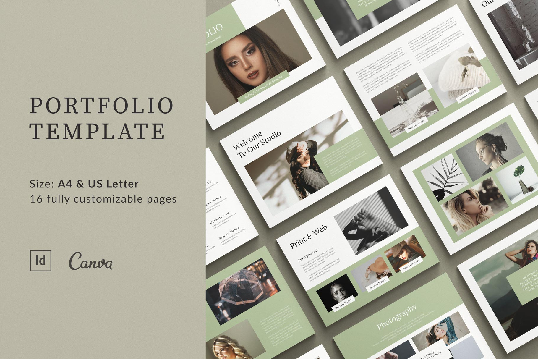 Portfolio Template, a Presentation Template by TemplatesForest