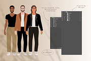 Portrait Creator - Man, a Person Illustration by PatrushevaYana (Thumbnail 7 of 7)