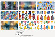 80 rainy weather seamless pattern, a Pattern Graphic by Poppy Lane Studio (Thumbnail 10 of 11)