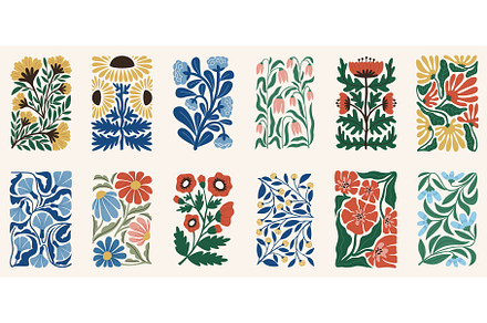 Modern flowers. Decorative, an Object Illustration by YummyBuum