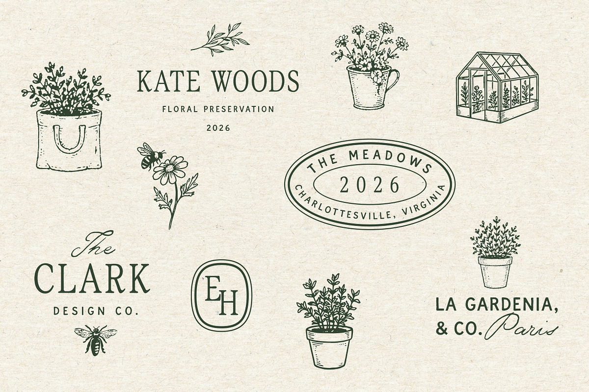 The Meadows - Font Trio & Extra, a Handwritten Font by Davide Bassu (Photo 16 of 25)