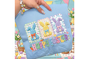 Faux Yarn Happy Easter Png, an Illustration by Designking (Thumbnail 6 of 6)